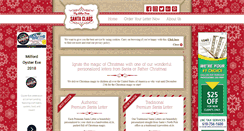 Desktop Screenshot of myletterfromsantaclaus.com