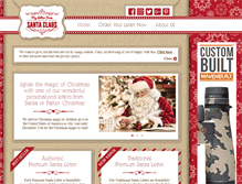 Tablet Screenshot of myletterfromsantaclaus.com